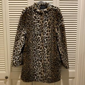 Leopard print coat by sanctuary size 1X